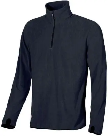 Produktfoto 1 von UPower ARTIC Herren Sweatshirt, 100 % Polyester Blau Halb-Reißverschluss, Größe S