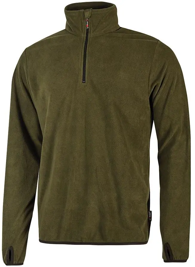 Produktfoto 1 von UPower ARTIC Herren Sweatshirt, 100 % Polyester Grün Halb-Reißverschluss, Größe 4XL