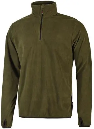 Produktfoto 1 von UPower ARTIC Herren Sweatshirt, 100 % Polyester Grün Halb-Reißverschluss, Größe 4XL