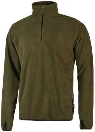 Produktfoto 1 von UPower ARTIC Herren Sweatshirt, 100 % Polyester Grün Halb-Reißverschluss, Größe L