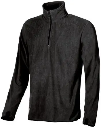 UPower ARTIC Herren Sweatshirt, 100 % Polyester Grau Halb-Reißverschluss, Größe M