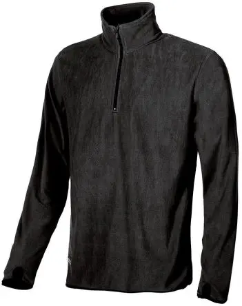 UPower ARTIC Herren Sweatshirt, 100 % Polyester Grau Halb-Reißverschluss, Größe S