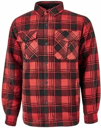 UPower WILLOW Herren Fleece-Jacke, 100 % Polyester Rot Taste, Größe XL