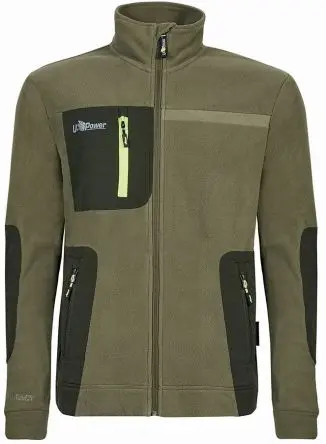 Produktfoto 1 von UPower VENUS Herren Fleece-Jacke, 100 % Polyester Grün Reißverschluss, Größe XL
