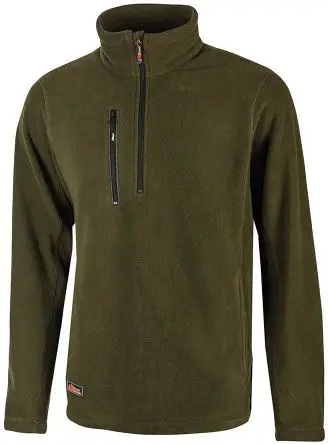 Produktfoto 1 von UPower BERING Herren Sweatshirt, 100 % Polyester Grün Reißverschluss, Größe 3XL