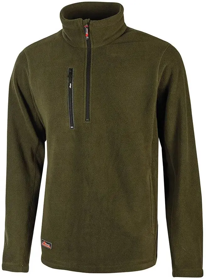 Produktfoto 1 von UPower BERING Herren Sweatshirt, 100 % Polyester Grün Reißverschluss, Größe 4XL