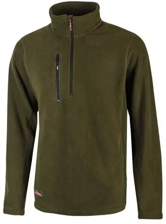 Produktfoto 1 von UPower BERING Herren Sweatshirt, 100 % Polyester Grün Reißverschluss, Größe XL