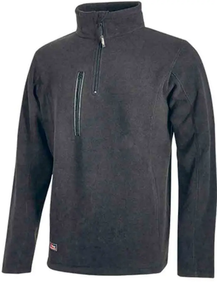 Produktfoto 1 von UPower BERING Herren Sweatshirt, 100 % Polyester Grau Reißverschluss, Größe XL