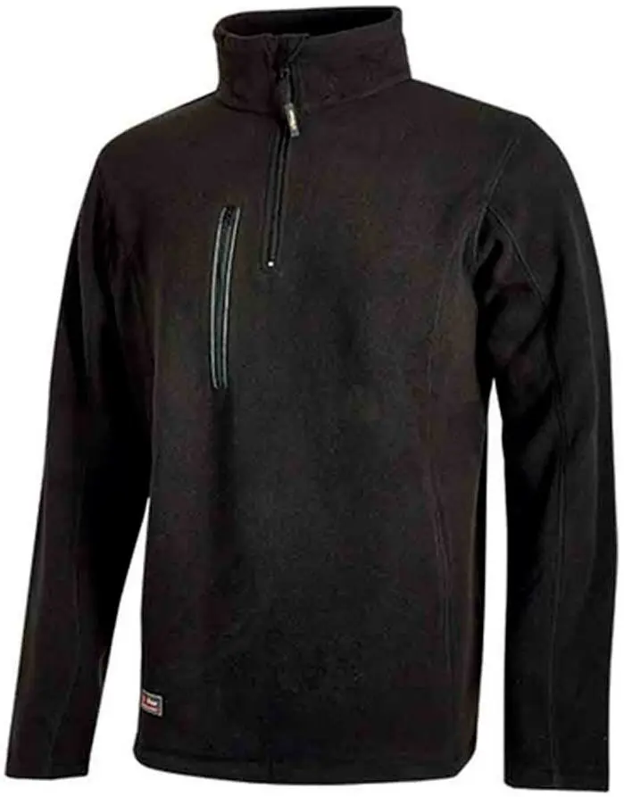 Produktfoto 1 von UPower BERING Herren Sweatshirt, 100 % Polyester Schwarz, Größe L