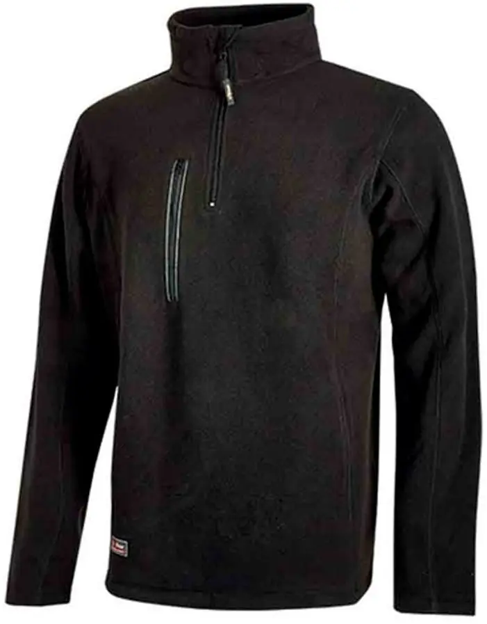 Produktfoto 1 von UPower BERING Herren Sweatshirt, 100 % Polyester Schwarz, Größe M