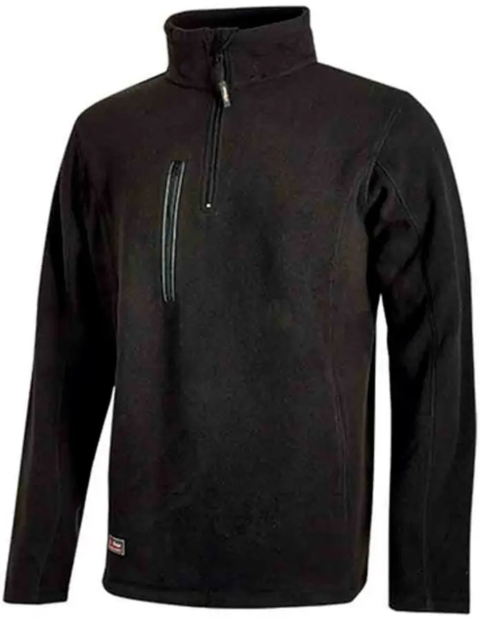Produktfoto 1 von UPower BERING Herren Sweatshirt, 100 % Polyester Schwarz, Größe XL