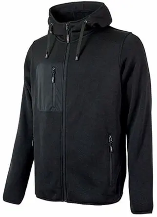 Produktfoto 1 von UPower RAINBOW Unisex Sweatshirt, 100 % Polyester Schwarz Reißverschluss, Größe M