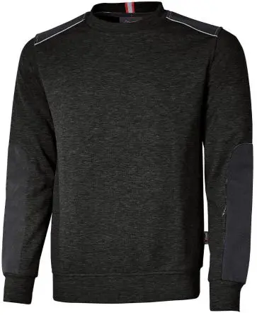Produktfoto 1 von UPower RYKE Unisex Fleece-Jacke, 30 % Polyester, 70 % Baumwolle Schwarz, Größe 2XL