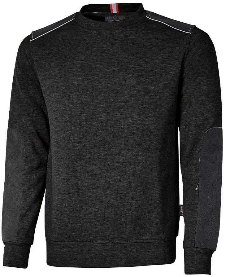 Produktfoto 1 von UPower RYKE Unisex Fleece-Jacke, 70 % Baumwolle, 30 % Polyester Schwarz, Größe 3XL