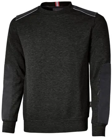 Produktfoto 1 von UPower RYKE Unisex Fleece-Jacke, 70 % Baumwolle, 30 % Polyester Schwarz, Größe 4XL