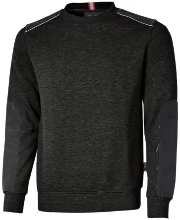 Produktfoto 1 von UPower RYKE Unisex Fleece-Jacke, 30 % Polyester, 70 % Baumwolle Schwarz, Größe 5XL
