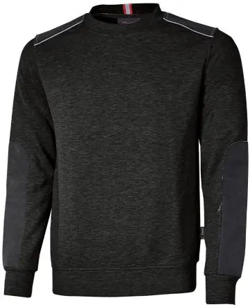 Produktfoto 1 von UPower RYKE Unisex Fleece-Jacke, 30 % Polyester, 70 % Baumwolle Schwarz, Größe L