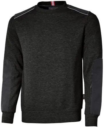 Produktfoto 1 von UPower RYKE Unisex Fleece-Jacke, 30 % Polyester, 70 % Baumwolle Schwarz, Größe M