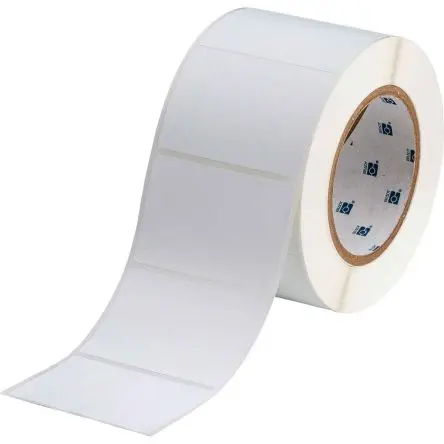 Produktfoto 1 von Brady Etikette auf Rolle B. 76.2 mm für BBP81 1000 Pro Rolle auf Hellgrau Grau Polyester