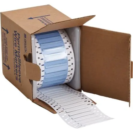 Produktfoto 1 von Brady PermaSleeve Kabelbinder Weiß Polyolefin, Kabel ø 4.62 mm, Länge 50.8mm