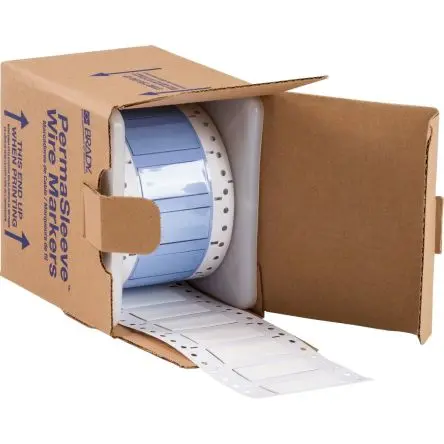 Produktfoto 1 von Brady PermaSleeve Kabelbinder Weiß Polyolefin, Kabel ø 21.62 mm, Länge 50.8mm