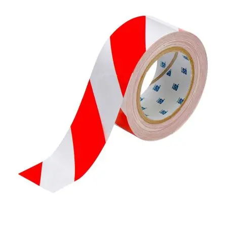 Produktfoto 1 von Brady Bodenmakierung Rot, Weiß, Stärke 0.2 mm, 50.8mm x 30.48 m