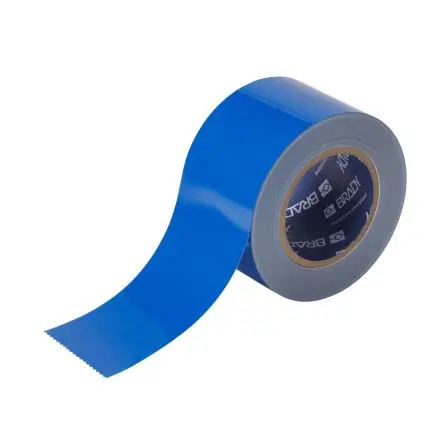 Produktfoto 1 von Brady Gummi Bodenmakierung Blau Typ Bodenmakierung, Stärke 0.2 mm, 76.2mm x 30.48 m