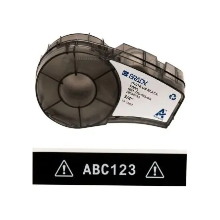 Produktfoto 1 von Brady Beschriftungsband Weiß für BMP21 LAB auf Weiß, Schwarz 6.4 m 19.05 mm