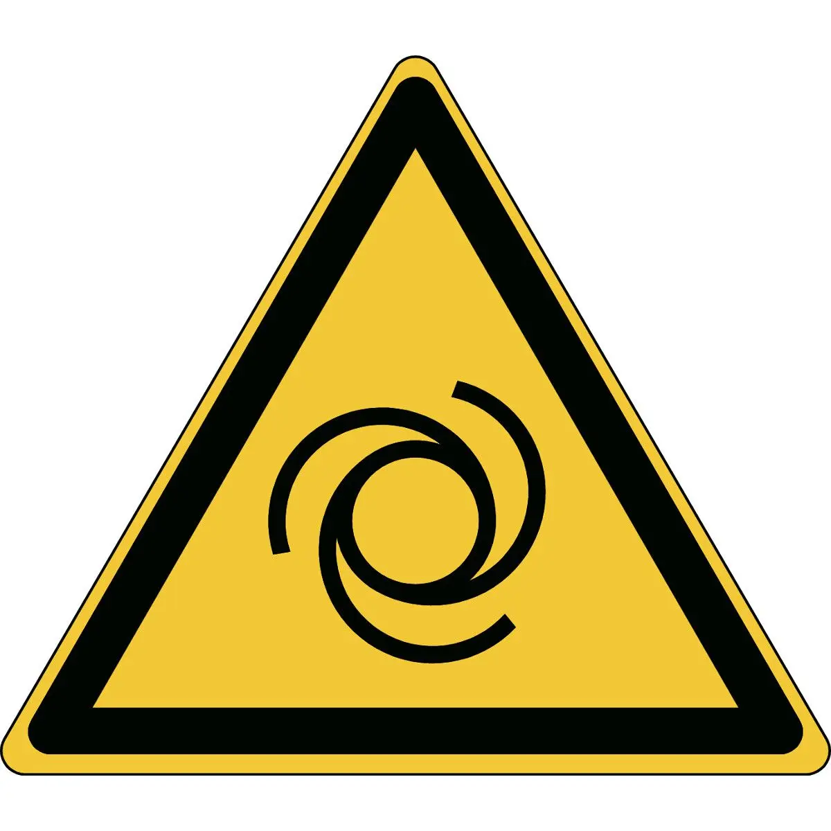 Produktfoto 1 von Brady Gefahren-Warnschild, Polyester Selbstklebend Englisch 'Automatische Maschinen', 173 mm x 200 mm
