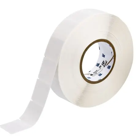 Produktfoto 1 von Brady Etikette auf Rolle B. 38.1 mm für BBP11 2500 Pro Rolle auf Weiß Weiß Beschichtet Durchsichtiges Vinyl