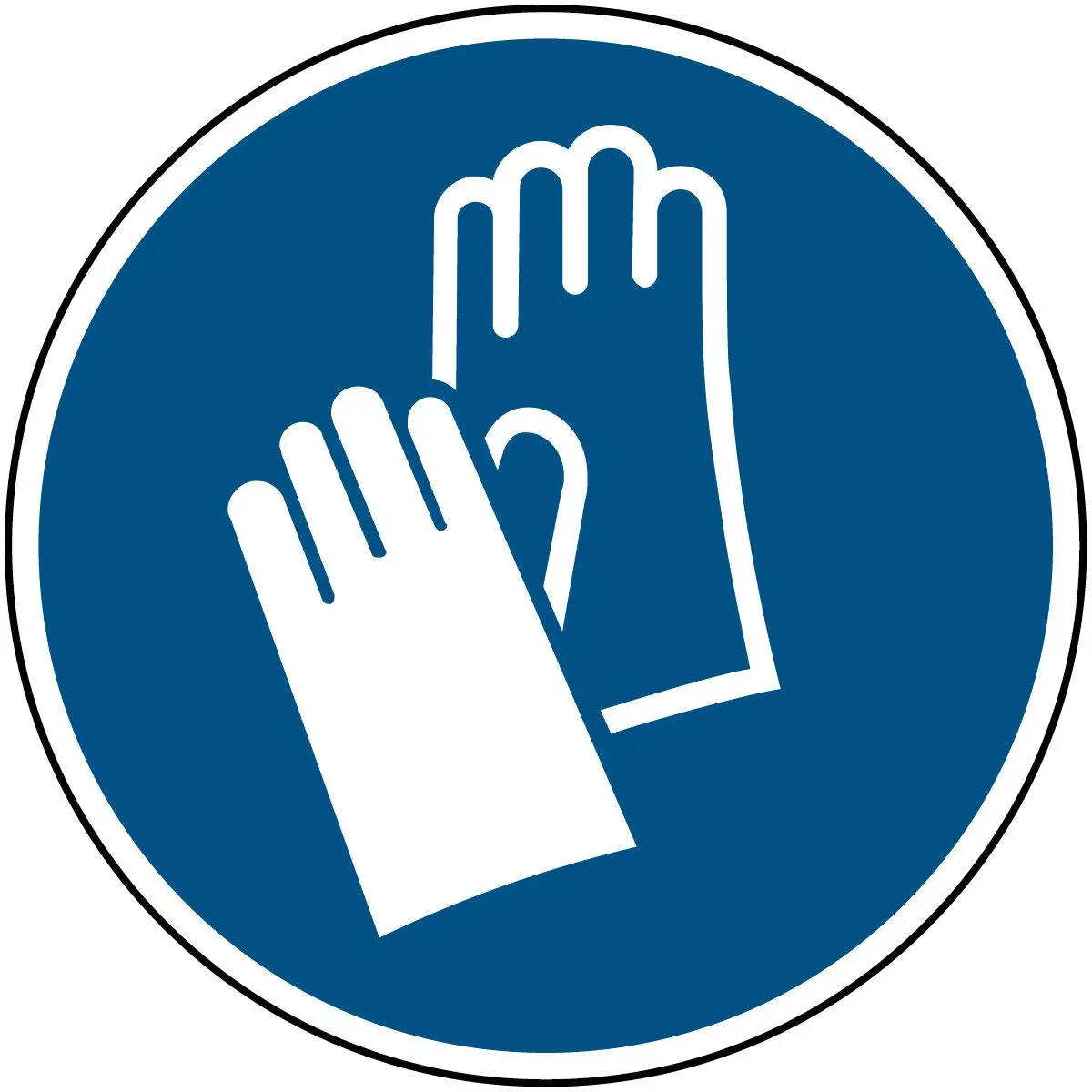 Produktfoto 1 von Brady Gebotszeichen, Laminierter Polyester B-7541 Selbstklebend Englisch, H 200 mm