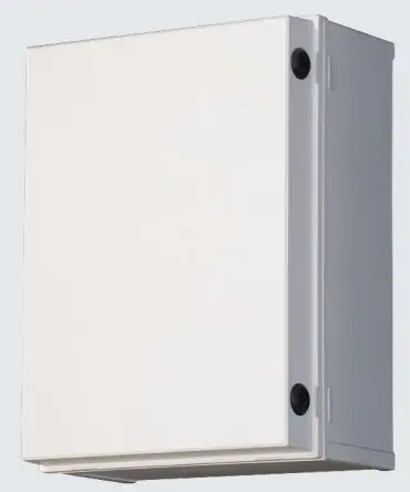 Produktfoto 1 von RS PRO Polycarbonat Wandanschlusskasten Grau IP66, HxBxT 500 mm, 200 mm x 400 mm