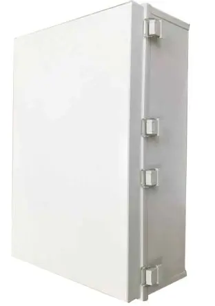 Produktfoto 1 von RS PRO TJ Polycarbonat Wandanschlusskasten Grau IP66, HxBxT 600 mm, 220 mm x 400 mm