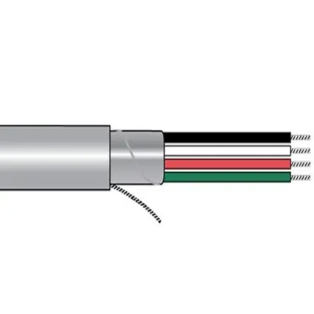 Produktfoto 1 von Alpha Wire Alpha Essentials Communication & Control Steuerkabel 0,25 mm2 24 Mehradriges verdrilltes Kabel Grau