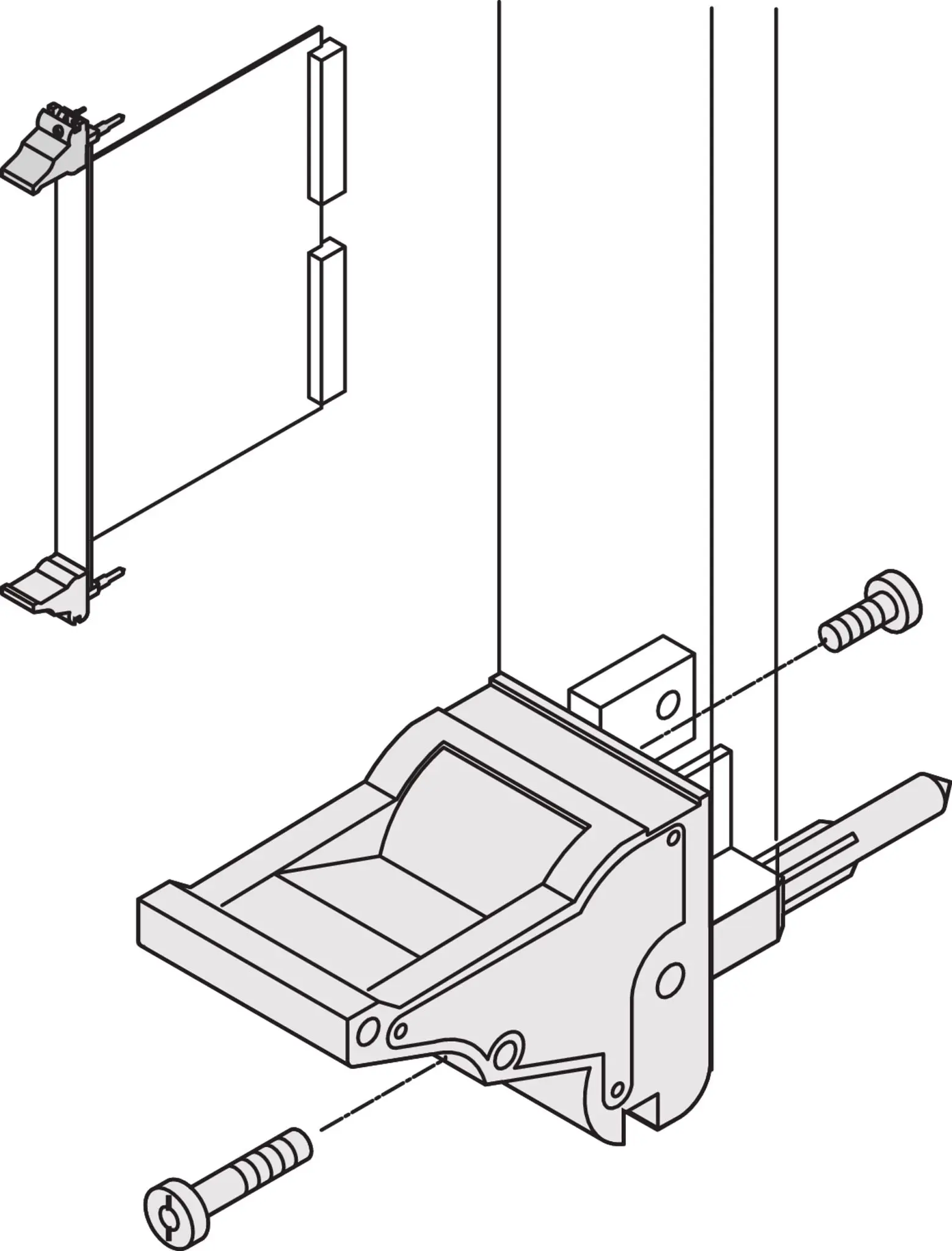 Produktfoto 1 von nVent SCHROFF Griff, Polycarbonat, 100 Per Pack Stück