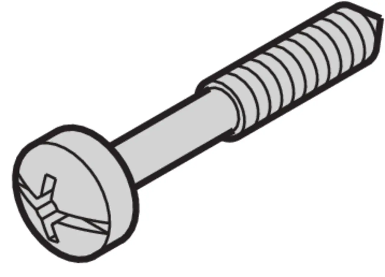 nVent SCHROFF Edelstahl Schrauben Sortiment Kreuzschlitz x 12.3 mm, 100 Stück
