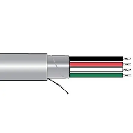 Produktfoto 1 von Alpha Wire Alpha Essentials Communication & Control Steuerkabel, 25-adrig 0.25 mm² 24 AWG Grau Geschirmt, 1000 ft,