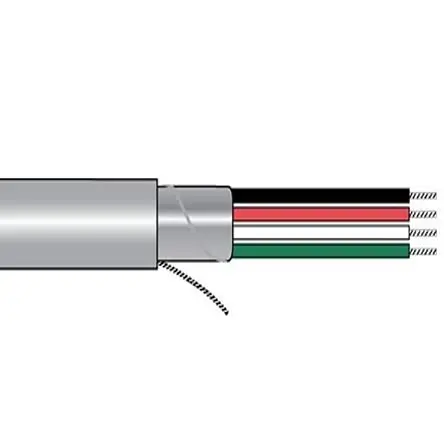 Alpha Wire Alpha Essentials Communication & Control Steuerkabel, 8-adrig 0.34mm² 22 AWG Weiß Ungeschirmt, 1000 ft,