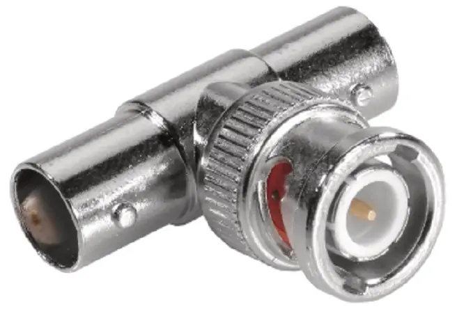 Produktfoto 1 von ABUS Security-Center TVAC40 Stecker/Buchse BNC-Steckverbinder BNC-Steckverbinder, Kabel, 75 Ω Kabel, T