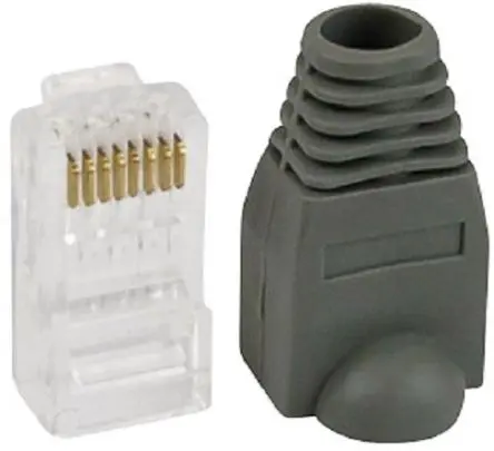 Produktfoto 1 von ABUS Security-Center ABUS Stecker Cat.5 RJ45-Steckverbinder, 1-Port 1-polig Kabel Horizontal