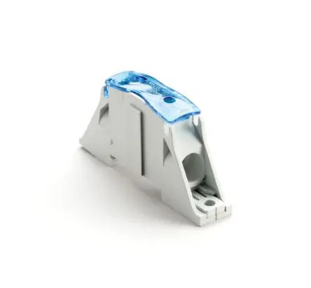 Produktfoto 1 von nVent ERIFLEX SB Aluminium Aluminium, Thermoplast Anschlussklemmenblock 100A Grau 1-polig Zugfederklemme 10AWG, 6 AWG