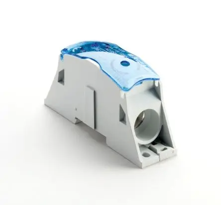 Produktfoto 1 von nVent ERIFLEX SB Verzinntes Kupfer, Aluminium Thermoplast, Aluminium Anschlussklemmenblock 400A Grau 1-polig