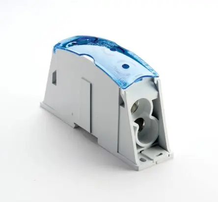 Produktfoto 1 von nVent ERIFLEX SB Aluminium Thermoplast, Aluminium Anschlussklemmenblock 400A Grau 1-polig Zugfederklemme 120mm², 240