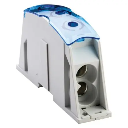 Produktfoto 1 von nVent ERIFLEX SB Kupfer Kupfer, Thermoplast Anschlussklemmenblock 400A Grau 1-polig Zugfederklemme 2AWG