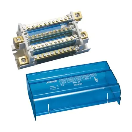 Produktfoto 1 von nVent ERIFLEX Splitter 4-polig / 690V 160A, Thermoplast Blau