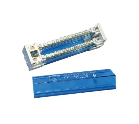 Produktfoto 1 von nVent ERIFLEX Verteilerblock 2-polig / 690V 125A, Polyamid Blau