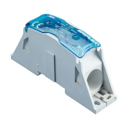 Produktfoto 1 von nVent ERIFLEX SB Kupfer Kupfer, Thermoplast Anschlussklemmenblock 250A Grau 1-polig Zugfederklemme 2AWG