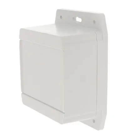 Produktfoto 1 von Hammond 1555F; Gehäuse; Polycarbonat; Grau Geflanscht IP66, IP68 Breite 105 mm Höhe 62 mm Länge 105 mm