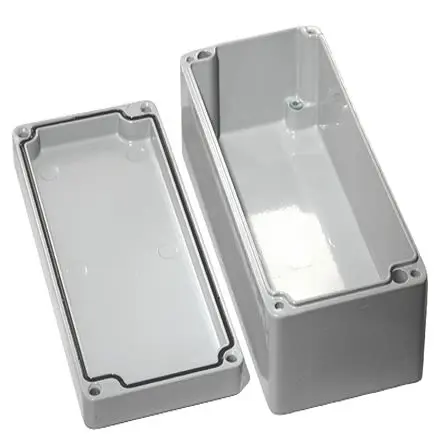 Produktfoto 1 von Hammond 1590Z; Gehäuse; Aluminium; Grau Geflanscht; IK08 IP68 Breite 80 mm Höhe 52 mm Länge 175 mm