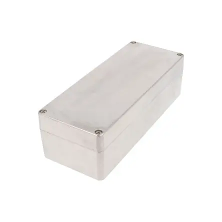 Produktfoto 1 von Hammond 1590Z; Gehäuse; Aluminiumdruckguss; Klar Geflanscht; IK08 IP68 Breite 80 mm Höhe 60 mm Länge 200 mm